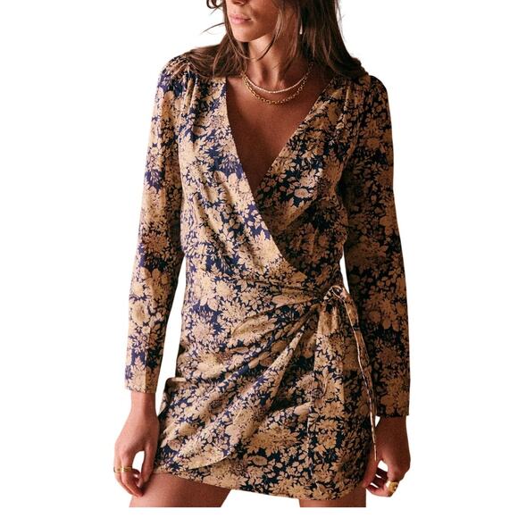 Sézane Dresses & Skirts - Sezane Floral Multicolor Noemia Dress Size FR 38 / US 6